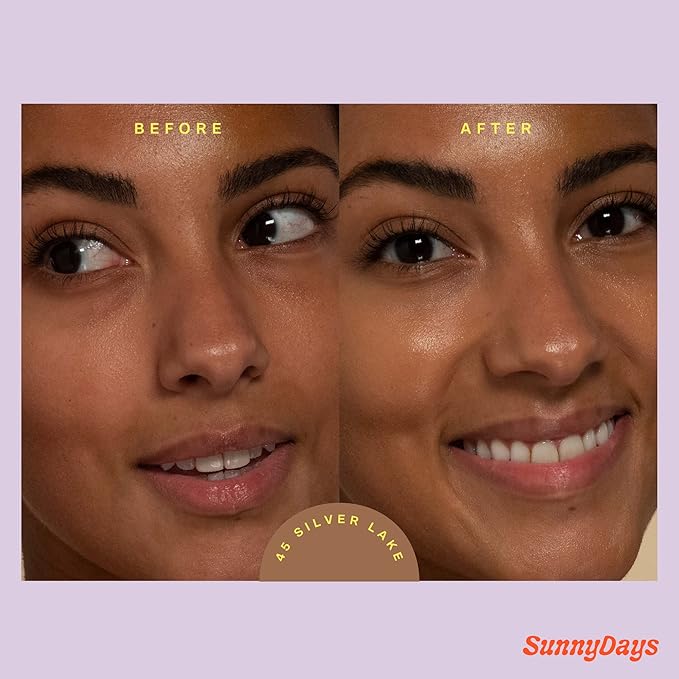 Tower 28 Beauty SunnyDays SPF 30 Tinted Mineral Sunscreen - For Sensitive Skin - 2-in-1 Facial Broad Spectrum UVA/UVB Protection + Foundation – Shade 45 SILVER LAKE, 1 Fl Oz