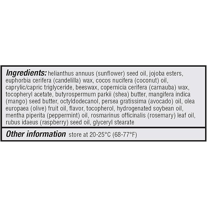ChapStick Total Hydration Essential Oils Peace Lip Balm, Rosemary + Peppermint Lip Balm Tube, Lip Care - 0.12 Oz