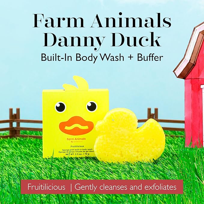 Spongelle Farm Animals Danny Duck