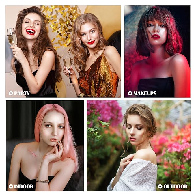 Liquid Highlighter Natural Glow For Face & Body, Waterproof Moisturizing Light Liquid Luminizer For Long Lasting Shimmer, Contour Highlighter Stick Easy to Apply with Cushion Applicator