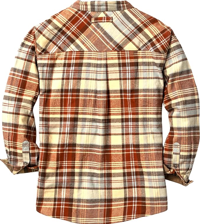 Legendary Whitetails Men's Flannel Shirt Long Sleeve Button Down 100% Cotton
