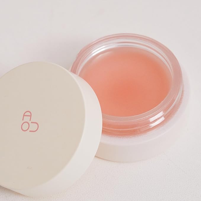 AOU GLOWY TINT BALM Tinted Lip Balm with Natural Gloss Instant Hydration for Chapped Lips 0.12Oz (00 Good Balm)