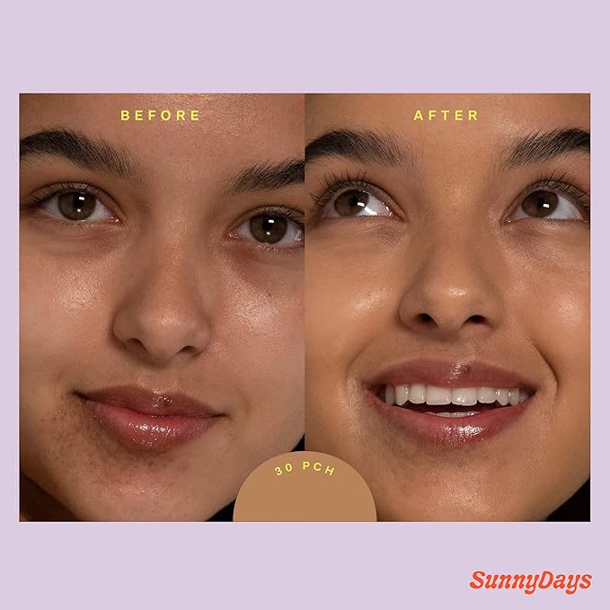 Tower 28 Beauty SunnyDays SPF 30 Tinted Mineral Sunscreen - For Sensitive Skin - 2-in-1 Facial Broad Spectrum UVA/UVB Protection + Foundation – Shade 30 PCH, 1 Fl Oz