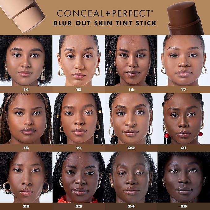 Milani Conceal + Perfect - Skin Tint Stick, Blur Out Tinted Moisturizer Makeup, Shade 024