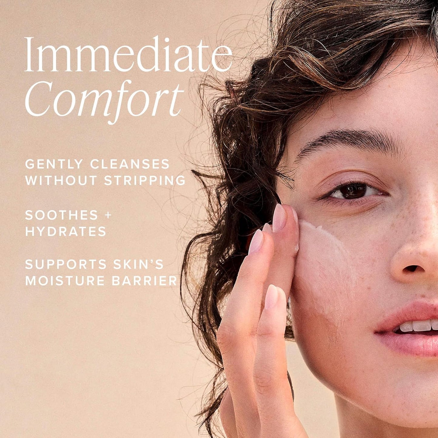 Farmacy Gentle Creamy Face Cleanser - Hydrating Facial Cleanser to Nourish + Help Remove Makeup + Impurities - Enriched with Aloe + Moringa Oil to Soothe, Purify + Refresh Skin (150ml)