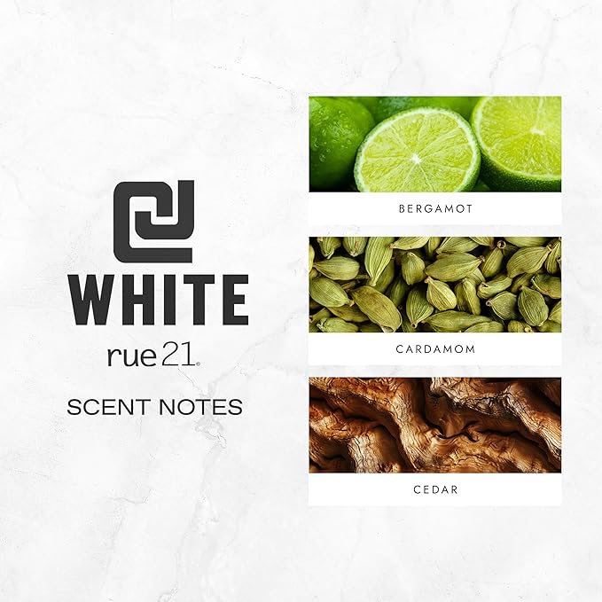 Rue 21 CJ White Men's Cologne Spray - 1.7 fl oz (50 ml)