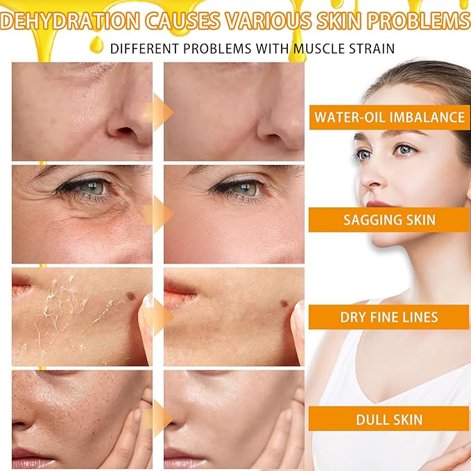 8 Pack Honey Sheets Face Mask Skincare Set,Moisturizing Facial Masks for Men & Women,Hydrating Long Lasting Soft Face Masks Skin Care for All Skin Types