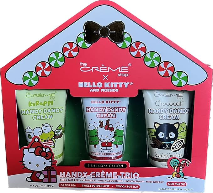 Hello Kitty and Friends-Holiday Handy Créme Trio -by the CRÉME Shop-Holiday Gift Set