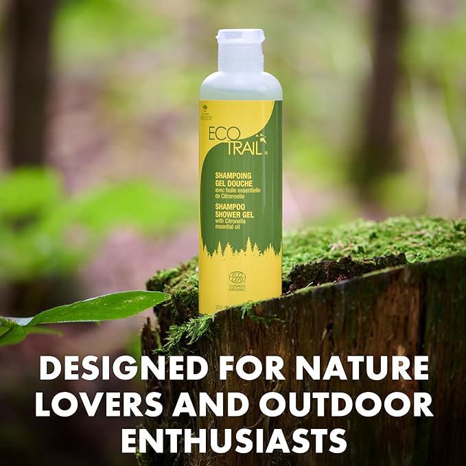 Ecotrail Citronella Outdoor Soap – 2-in-1 Multi-purpose Cleaner, All Natural Bar Soap For Women, Palm-Free & Vegan – 105 g (3.7 oz) Lemongrass