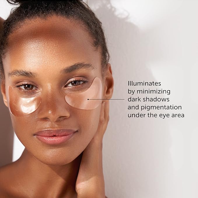111SKIN Rose Gold Illuminating Eye Mask | Fragrance Free | Target Pigmentation | Illuminate Under-Eyes | Set of 8 (0.2 oz each)