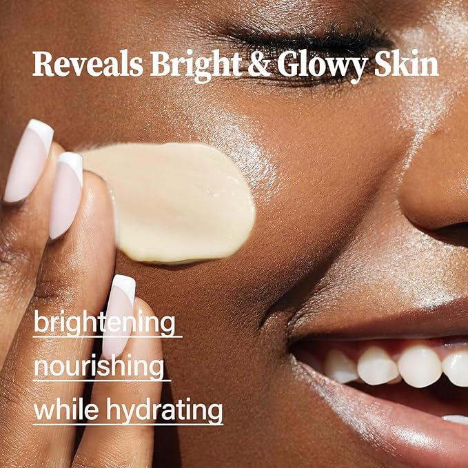 Vitamin C Face Moisturizer, Brightening & Anti-aging Face Cream with Turmeric for Dark Spots, Wrinkles & Uneven Tone, Glowing Skin Care Hydrating with Niacinamide & Squalane for All Skin Types, 2.3 Oz