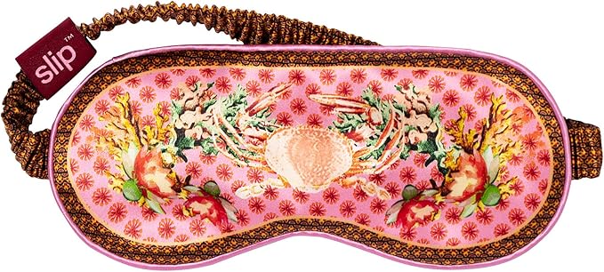 slip Pure Silk Sleep Mask - 100% Pure 22 Momme Mulberry Silk Eye Mask - Comfortable Sleeping Mask with Elastic Band, Zodiac Collection: Cancer