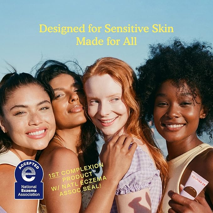 Tower 28 Beauty SunnyDays SPF 30 Tinted Mineral Sunscreen - For Sensitive Skin - 2-in-1 Facial Broad Spectrum UVA/UVB Protection + Foundation - Shade 25 OCEAN PARK, 1 Fl Oz