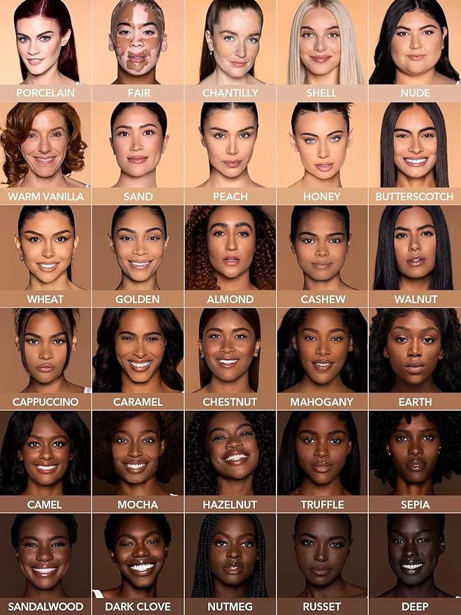 SHEGLAM Hydrating Cream Full Coverage Foundation Balm Long Lasting Concealer Face Foundation for Dry Skin - Shell