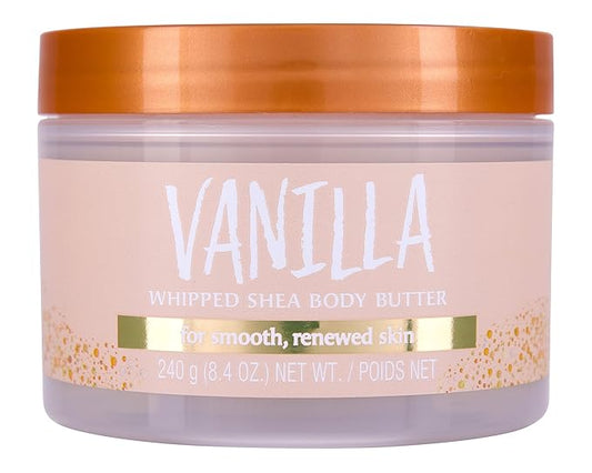 Tree Hut Whipped Shea Body Butter - Vanilla - 8.4 oz - Lightweight, Long-Lasting, Hydrating Moisturizer - Made with Shea Butter
