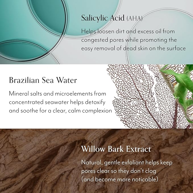 Bliss Clear Genius Clarifying Gel Cleanser – 6.4 Fl Oz – Salicylic Acid BHA to Purify Pores, Remove Excess Oil & Dirt – Non-Drying, Vegan & Cruelty-Free – Tea Tree Scent – Suitable For All Skin Types