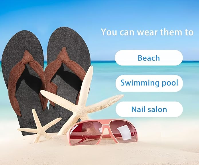 KuaiLu Womens Dressy Sandals Arch Support Yoga Mat Walking Cross Slides Ladies Slip on Orthotic Travel Outfits Slippers Cushion Comfortable