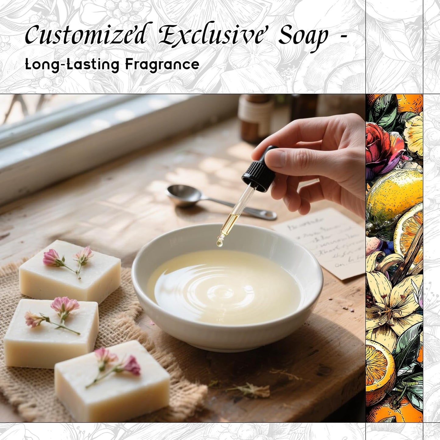 HIQILI Citrus Green Nexus Fragrance Oil for Scent Diffuser, Inspired by C&K One, Perfume & Soap Making Supplies, Great for Larger Room, New Car - 1 Fl Oz