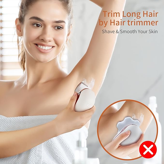 Women's Electric Razors for Women Legs Pubic Facial Hair Removal 3 in 1 Womens Electric Shaver for Women,Bikini Trimmer for Lady,Magnetic Head Shaver for Men,Waterproof