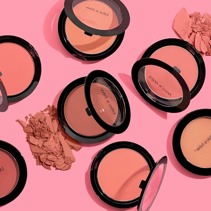 wet n wild Color Icon Blush, Effortless Glow & Seamless Blend infused with Luxuriously Smooth Jojoba Oil, Sheer Finish with a Matte Natural Glow, Cruelty-Free & Vegan - Naked Brown