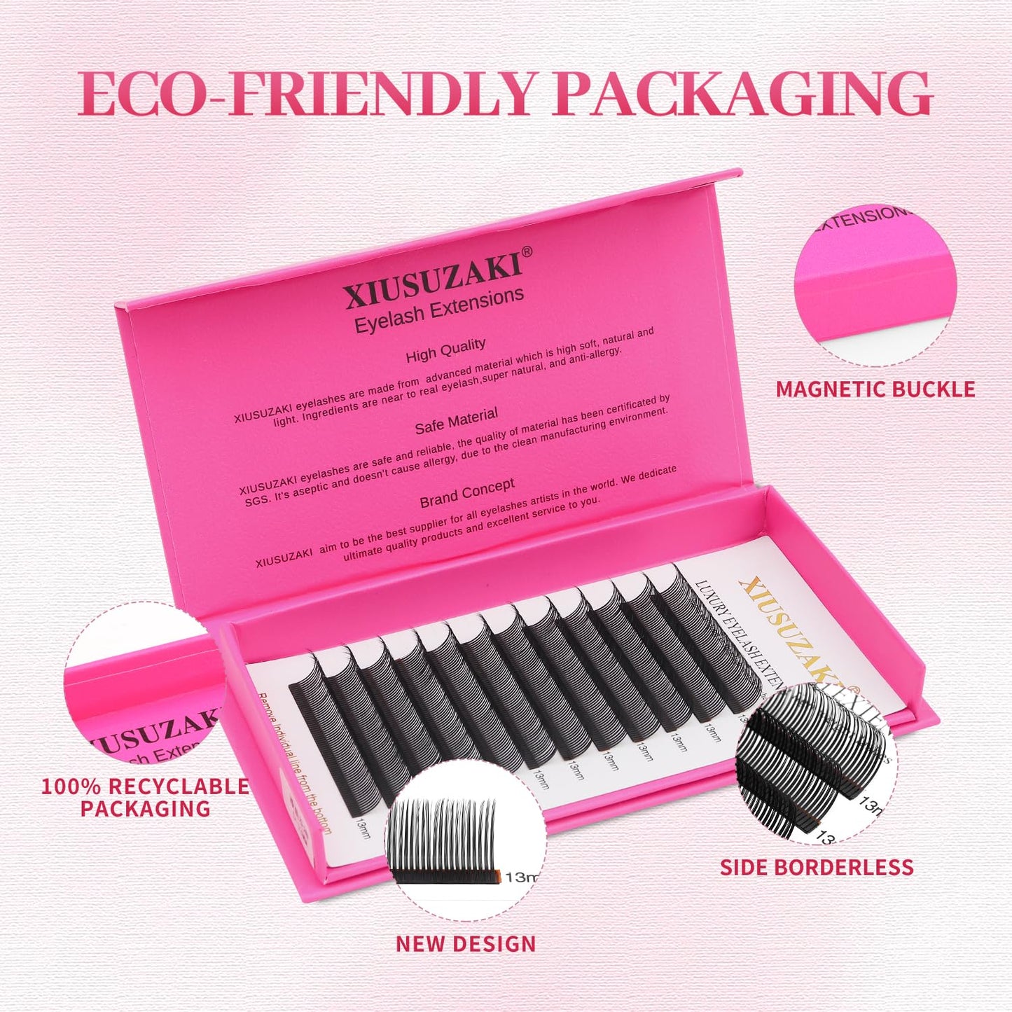 5D Flower Lash Extensions Spikes Lashes 0.07 Matte Black C Curl Lashes 11mm Volume Eyelash Extension Lash Trays Professional Use(5D Flower,0.07-C,11mm)