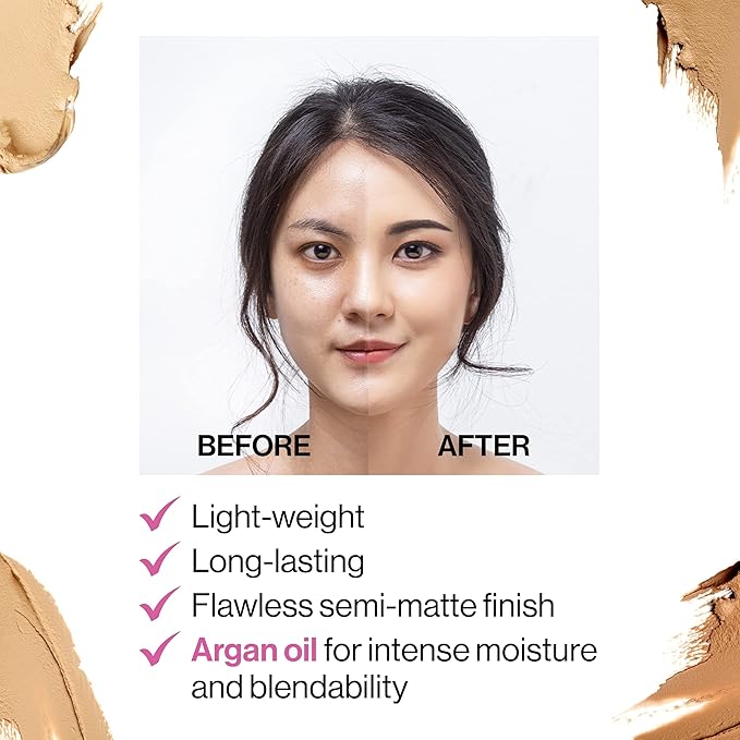 wet n wild Photo Focus Matte Foundation Stick Makeup, Buff Beige | Vegan & Cruelty-Free