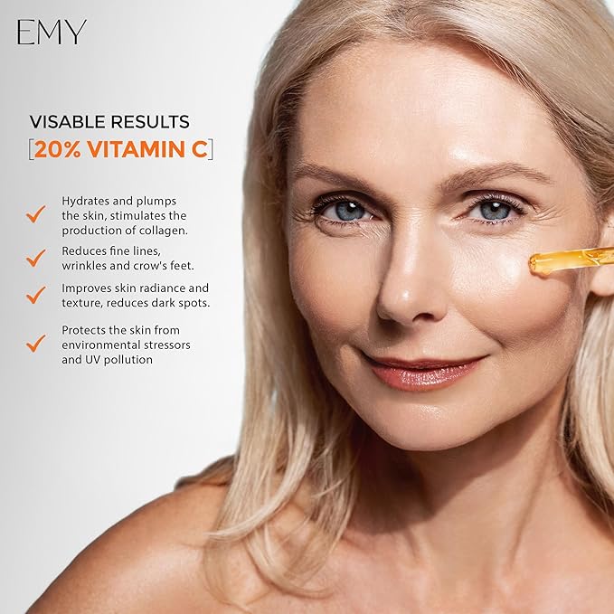 Vitamin C Serum Hyaluronic Acid Anti-aging Face Moisturizer Nourishing Protects your skin Anti-wrinkle care Collagen Glycerin Ascorbic Acid Plumping Cream