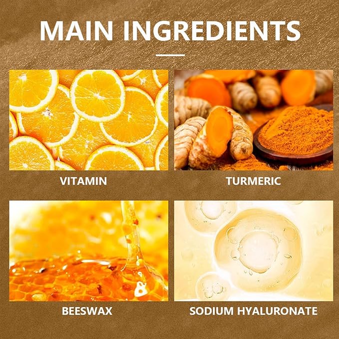 Vitamin C & Turmeric Hand and Foot Peel Mask, Moisturizing Hydrating Nourishing Exfoliating Hand Film Hands Care Paraffin