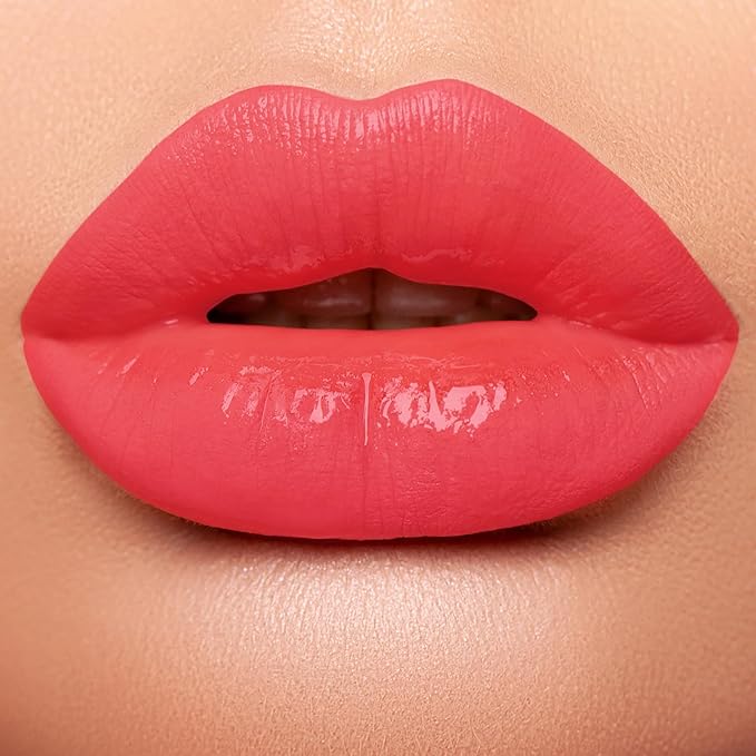 Karen Murrell - Natural Lip Stick - Lipstick 17 Poppy Passion - Coral Lipstick - Matte Finish, 100% Natural Ingredients, Moisturizes & Hydrates Lips - Paraben & Cruelty Free