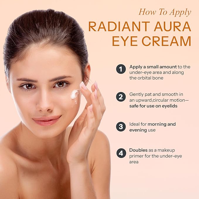 Vitamin C & Vitamin E Under Eye Cream – Anti Aging Treatment For Dark Circles, Puffiness & Fine Lines, Firms And Hydrates Tired Eyes – Dermatologist Tested, Korean Skin Care – Pack of 2