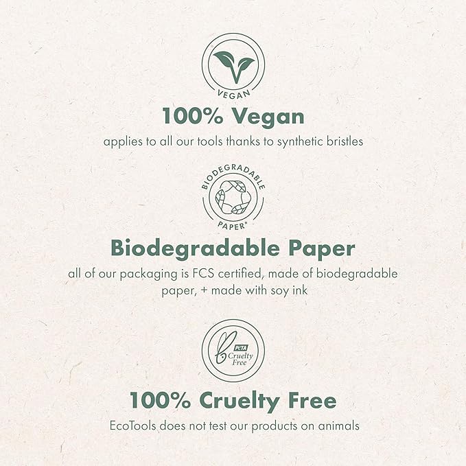 EcoTools Dry Body Brush for Circulation, Dead Skin Removal + Green Delicate EcoPouf Made with Recycled Netting for Cleansing & Exfoliating Sensitive Skin, Self-Care Gifts