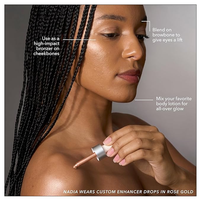 COVER FX Custom Enhancer Drops - Candlelight: Classic Bronze Finish - 15mL - Radiant Glow - Liquid Highlighter