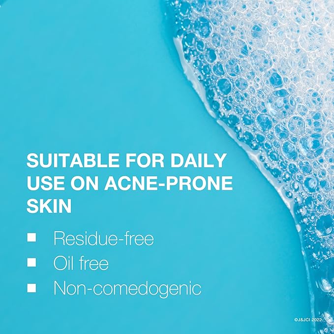 Neutrogena Oil-Free Acne Face Wash, Breakout Prone Skin Facial Cleanser with 2% Salicylic Acid Acne Treatment for Face, 9.1 fl. oz