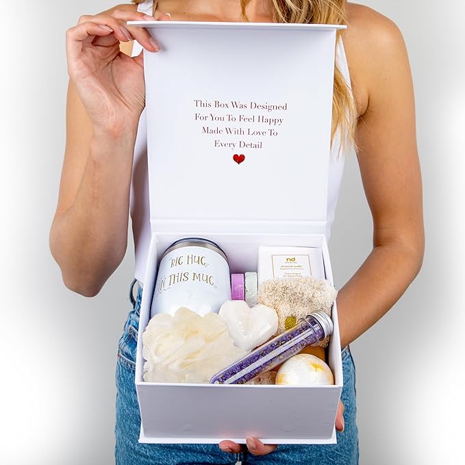 Self Care Gifts for Women, Birthday Gift Care Package, Get Well Soon Gift Basket Relaxing Spa Gift Box Thinking of You Gift Set for Sister Best Friend
