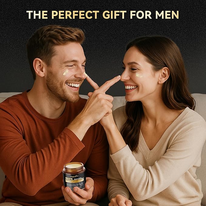 Men's Beef Tallow for Skin, Whipped Grass-Fed Beef Tallow Face Cream, Tallow Balm with Anti-Aging Retinol & Hyaluronic Acid, Mens Skin Care Face Moisturizer, Reduces Wrinkles & Lines, Sandalwood, 3 OZ