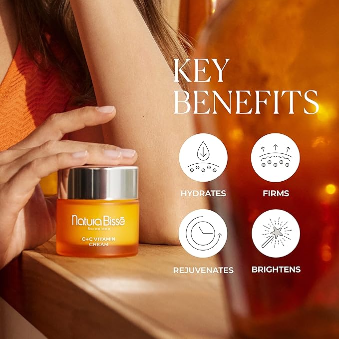 Natura Bissé C+C Vitamin Cream | Anti-Aging Firming Face Cream | Hydrates, Firms, Rejuvenates & Brightens | For normal & dry skin, 2.5 Oz