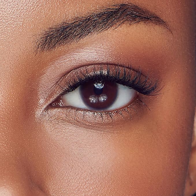 KISS imPRESS Falsies Press On Self Adhesive Eyelashes, 12mm-14mm Natural Volume Press On Lashes, Black, No Glue Needed, Invisible Band, 20 Lash Clusters & Non-Stick Applicator - Natural