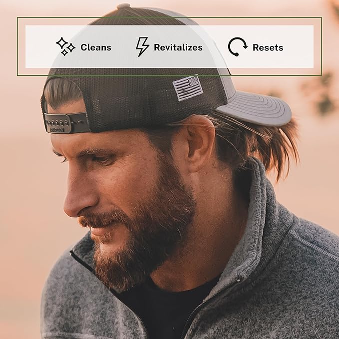 Live Bearded Beard Wash, 8 fl oz - Water-Based Face Cleanser with All-Natural Ingredients for a Gentle, Deep Clean - Made in the USA | Canyon Scent - Juniper, Cypress, Fir Needle