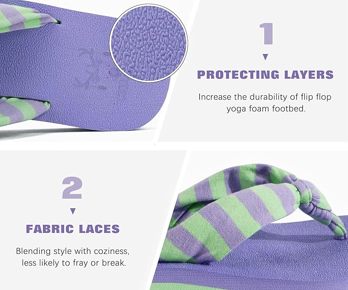 KuaiLu Womens Dressy Sandals Arch Support Yoga Mat Walking Cross Slides Ladies Slip on Orthotic Travel Outfits Slippers Cushion Comfortable