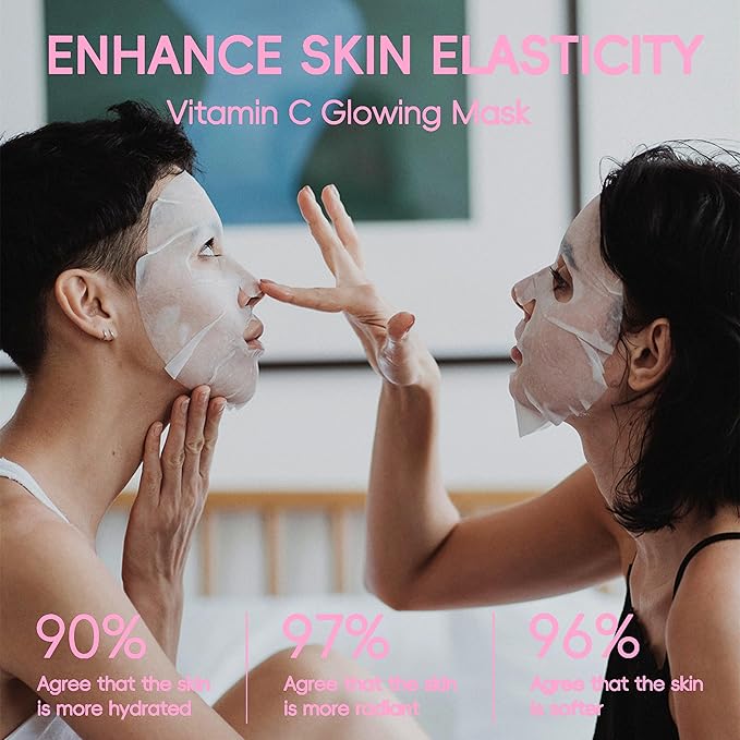 40 Pack Collagen Face Masks Skincare Bulk for All Skin Types,Hydrating Spa Face Mask for Sensitive Skin, Facial Mask Sets For Women Skin Care,Face Mask Sheet Gifts Set for Teen Girls