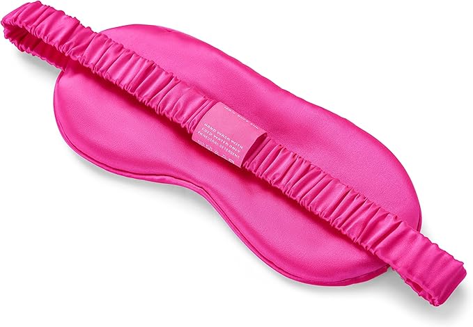 Silk Sleep Mask Light Blocking Luxury 100% Mulberry 19mm Silk Eye Mask Eye Cover Blindfold Ultra Soft Light & Comfy Anti Aging Skin Care with Travel Bag Gift Package