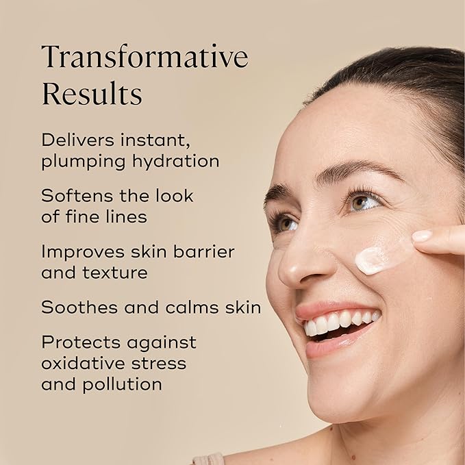 EVER Oil-Free Face Cream (Oily Skin)- Overnight Renewal Facial Lotion, Instant Face Lift Cream, Smooths Fine Lines, Restores Skin Elasticity, Packed with Hyaluronic Acid, Bakuchiol, and Peptides