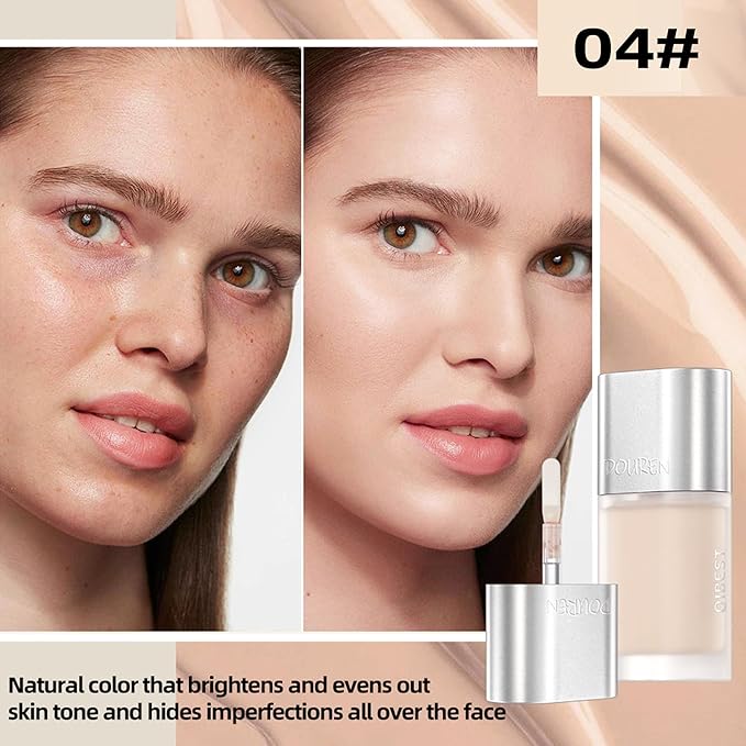 AKARY Moisturizing Precision Concealer, Lightweight & Breathable Cover-up Cream Moist Concealer, Cover Dark Circles Multi-Use Camouflage Cream, Creamy Texture Full Coverage Conceals(02#Skin Tone)