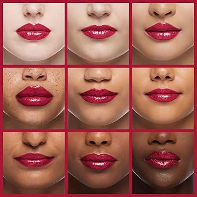 Burt's Bees Shimmer Lip Tint Set, Tinted Lip Balm Stick, Moisturizing for All Day Hydration with Natural Origin Glowy Pigmented Finish & Buildable Color, Rhubarb (4-Pack)