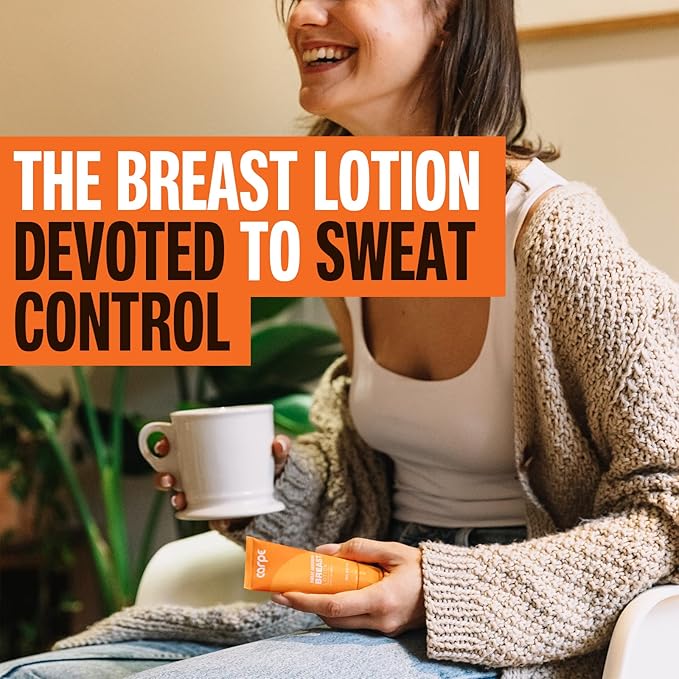 Carpe Women's Sweat Bundle Deal (1x Breast Sweat Absorbing Lotion, 1x Thigh Chafe Lotion, 1x Groin Powder) Women's Deodorant - Helps Absorb Excessive Sweat w/Odor Protection for Sensitive Lady Parts