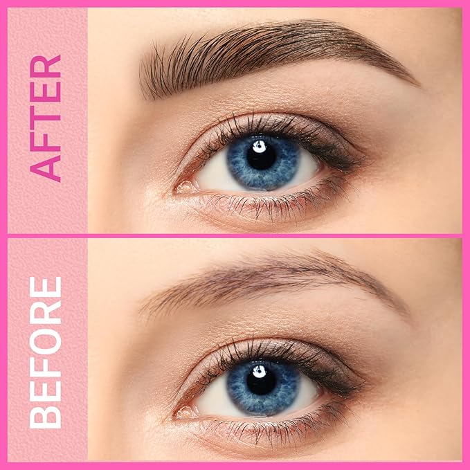 iMethod Eyebrow Pen - Eyebrow Pencil Magical 2-in-1 Eye Brow Pencils for Women with 4-Fork-Tip & Precise Brush-Tip for Natural Hair-Like Brows, Last All-Day, with Eyebrow Spoolie Brush, Light Brown