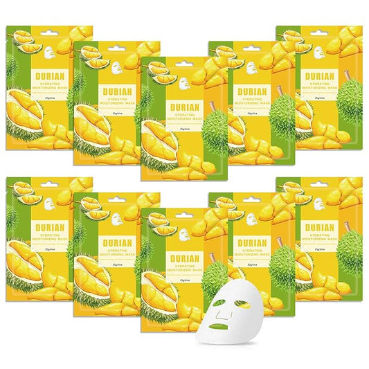 10 Pack Variety Facial Sheet Masks Skin Care Set, Hydrating Bulk Sheet Face Masks Skincare Gifts Set for Women Men, Long Lasting Moisturizing Face Mask Skincare for All Skin Type（A5)