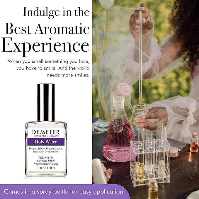 DEMETER Holy Water, 1 Oz Cologne Spray, Perfume for Women and Men