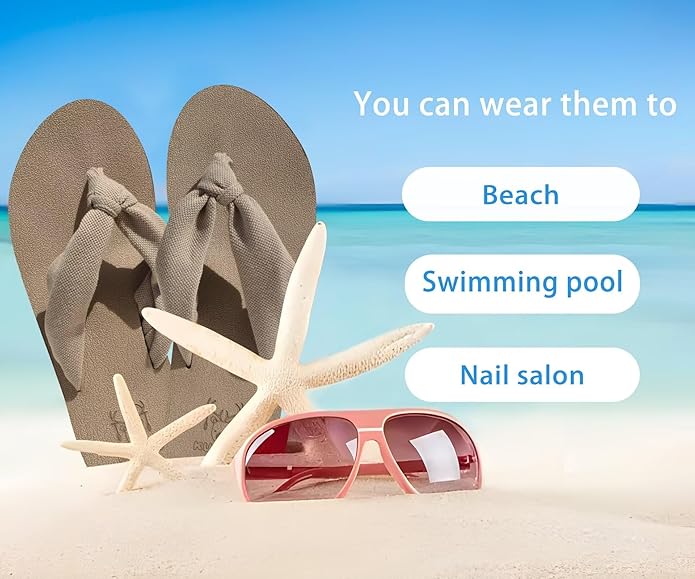 KuaiLu Womens Dressy Sandals Arch Support Yoga Mat Walking Cross Slides Ladies Slip on Orthotic Travel Outfits Slippers Cushion Comfortable