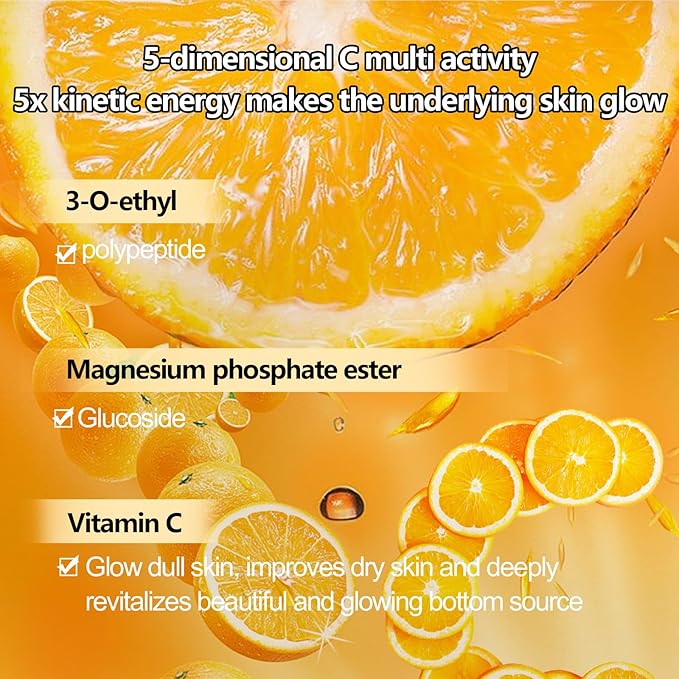 O'KADY Skincare Sets & Vitamin C ,Face Care Set for Women,Day & Night Skincare Gift with Cleanser, Toner, Serum, Eye Cream, Moisturizing Cream,Night Cream for Women Teen Girls Birthday(6 Pcs)